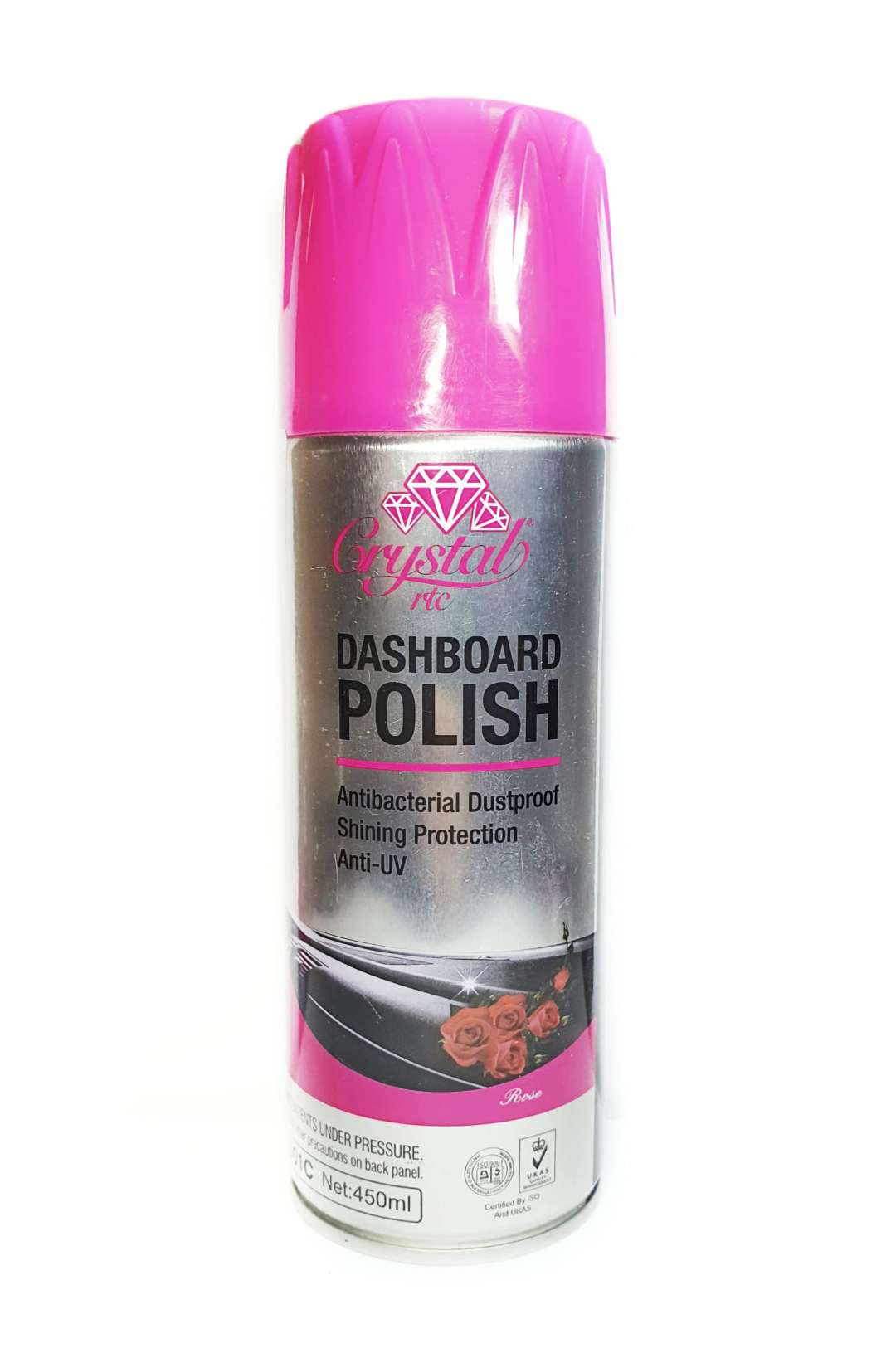 CRYSTAL DASHBOARD 200ML  ROSE